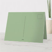 Happy New Year Weihnachtsbaum Karte (Rückseite)