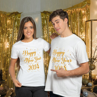 Happy New Year White T - Shirt