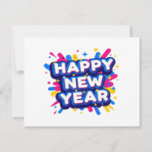 HAPPY NEW YEAR Winter (Rückseite)