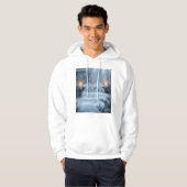 happy new year winter scene hoodie (Vorne ganz)