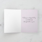 Happy New Year Winter Snow House Karte (Innenseite)