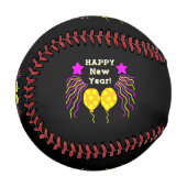 Happy New Year Wishes Baseball (Vorderseite Links)