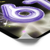 Happy New Year With A 6 7 Zoomer Meme Vibe. 2026 C Poster (Ecke)