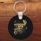 Happy New Year With A 6 7 Zoomer Meme Vibe. 2026 C Schlüsselanhänger (Vorderseite)