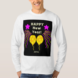 Happy New Year wünscht Men's Long Sleeve Shirt