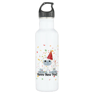 Happy New Year Yeti Trinkflasche
