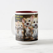 Happy New Year Zweifarbige Tasse (Vorderseite Links)