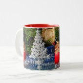 Happy New Year Zweifarbige Tasse (Vorderseite Links)