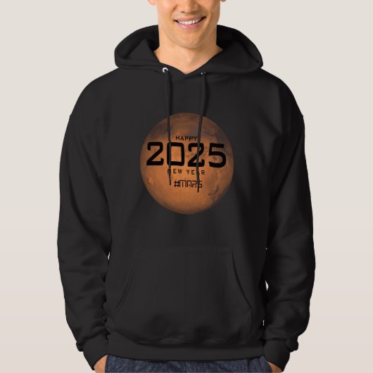 Happy New Years 2025 von Mars Hoodie (Vorderseite)