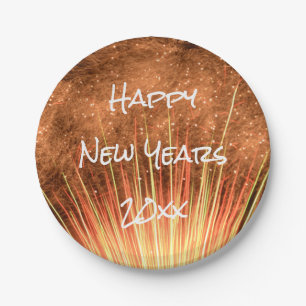 Happy New Years 20xx Fireworks Pappteller