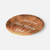 Happy New Years 20xx Fireworks Pappteller (Schrägansicht)