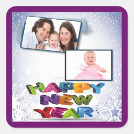 Happy New Year's Add Your Photo Sticker