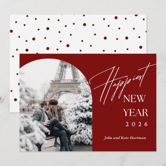 Happy New Years Arch Photo  (Vorne/Hinten)