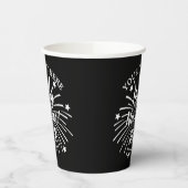 Happy New Year's Eve 2023 custom paper party cups Pappbecher (Links)