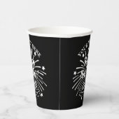 Happy New Year's Eve 2023 custom paper party cups Pappbecher (Rechts)