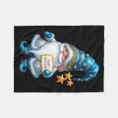 Happy New Years Eve 2026 Party Gnomes Matching Fam Fleecedecke (Vorderseite (Horizontal))