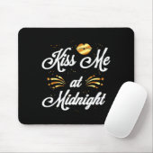 Happy New Year's Eve Nye 2022 Party Kiss Mousepad (Mit Mouse)