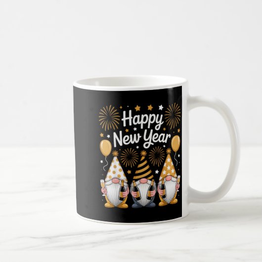 Happy New Years Eve Party Gnomes Matching Family  Kaffeetasse (Rechts)