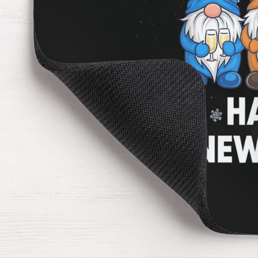 Happy New Years Eve Party Gnomes Matching Family O Mousepad (Ecke)