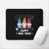 Happy New Years Eve Party Gnomes Matching Family O Mousepad (Mit Mouse)