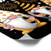 Happy New Years Eve Party Gnomes Matching Family Poster (Ecke)