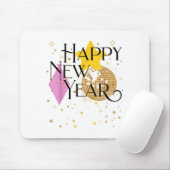 Happy New Years Eve Party Supplies 2026 Matching M Mousepad (Mit Mouse)
