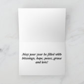 Happy New Years Feiertagskarte (Innenseite)