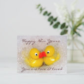Happy New Years_ Feiertagspostkarte (Stehend Vorderseite)