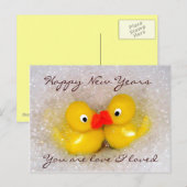 Happy New Years_ Feiertagspostkarte (Vorne/Hinten)