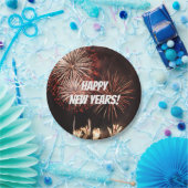 Happy New Years Fireworks Pappteller (Party)