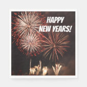 Happy New Years Fireworks Serviette (Vorderseite)