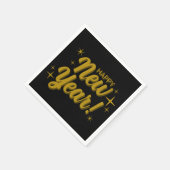 Happy New Years Napkins Serviette (Ecke)