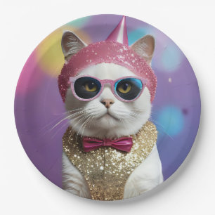 Happy New Year's Party - Cat in Disguise Pappteller