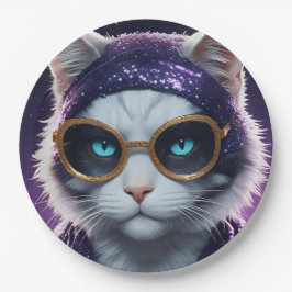 Happy New Year's Party - Cat in Disguise Pappteller