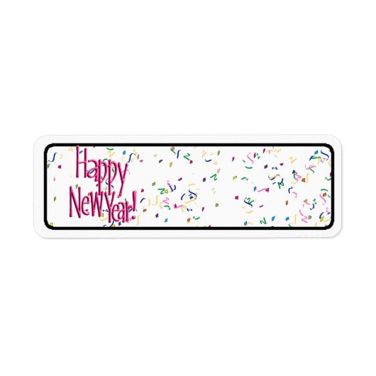 Happy New Years Red Text (Vorne)