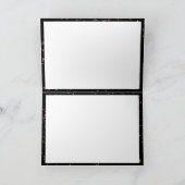 Happy New Years Text Türkis Feiertagskarte (Innenseite)