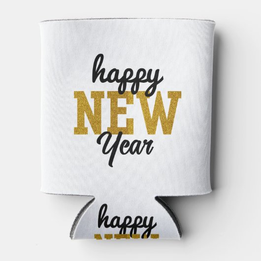 Happy New YearT-Shirt Dosenkühler (Vorderseite)