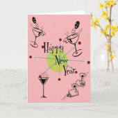 Happy New Yer Karte (Gelbe Blume)