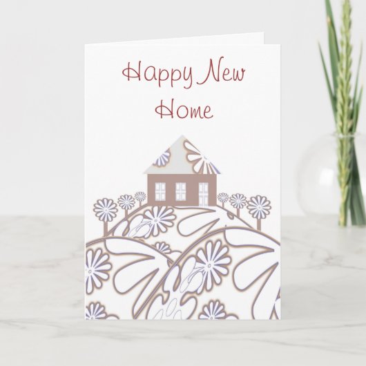Happy New Zuhause Ankündigung (Vorderseite)