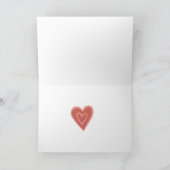 Happy New Zuhause Sweet Illustriert CUSTOM Karte (Innenseite)