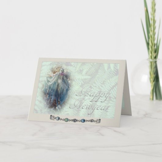 Happy  Newyear Feiertagskarte (Vorderseite)