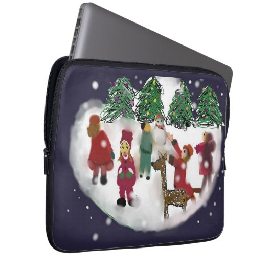 Happy NewYear Laptopschutzhülle (Vorne Rechts)