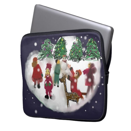 Happy NewYear Laptopschutzhülle (Vorderseite Links)