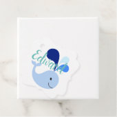 Happy Niedlich Blue Whale Geschenkanhänger (Beispiel)