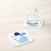 Happy Niedlich Blue Whale Untersetzer (Vor Ort)