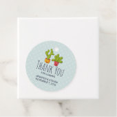 Happy Niedlich Cactus in Blume Pots Fun Wedding Geschenkanhänger (Beispiel)