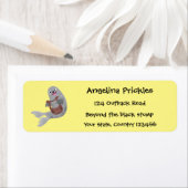 Happy niedlich Harp Siegel Cartoon Illustration (Insitu)