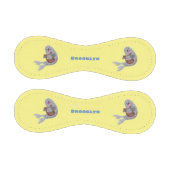 Happy niedlich Harp Siegel Cartoon Illustration Baseball (Paneele)