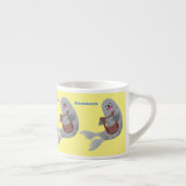 Happy niedlich Harp Siegel Cartoon Illustration Espressotasse (Rechts)