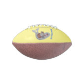 Happy niedlich Harp Siegel Cartoon Illustration Football (Gedreht 90)